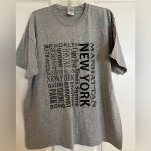 New York City T Shirt Unisex Size XL